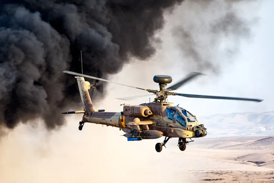 La carte Boeing AH-64 Apache