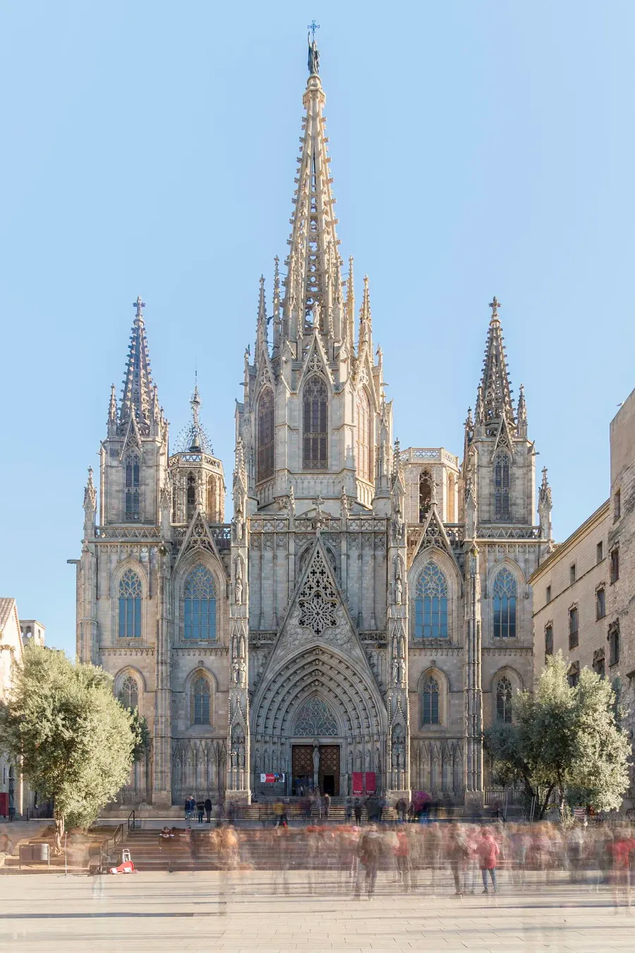 La carte Cathédrale Sainte-Croix de Barcelone