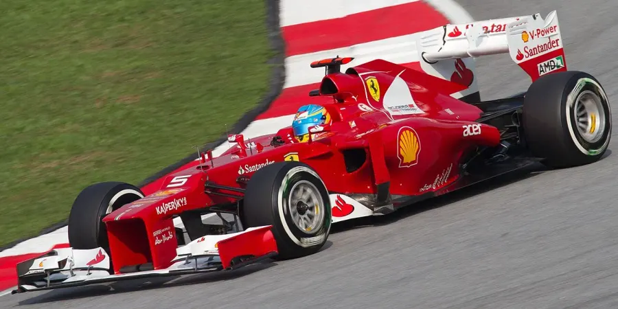The Ferrari F2012 card