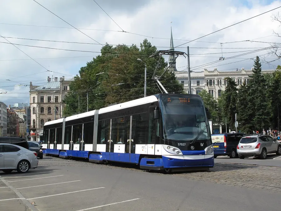 The Tramway de Riga card