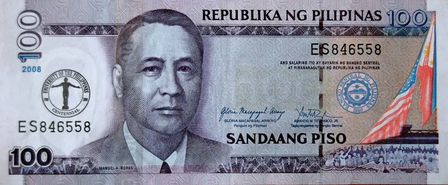 La carte Peso philippin