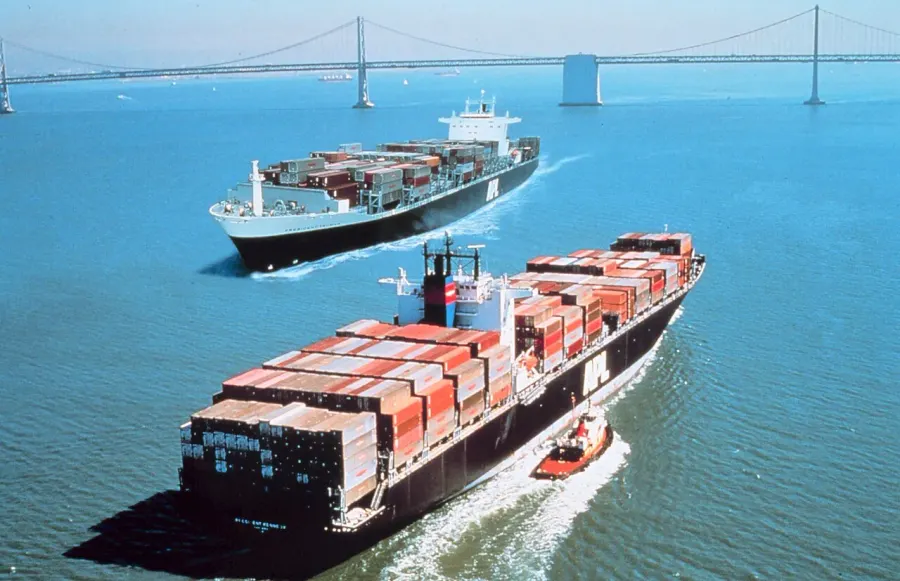 The Container ship card