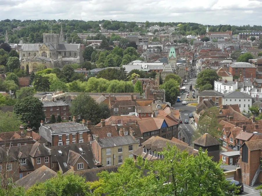 La carte Winchester