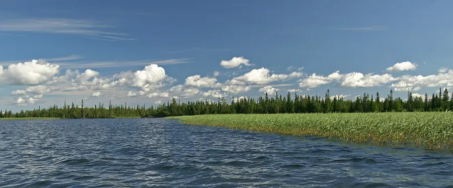 La carte Lac Kanozero