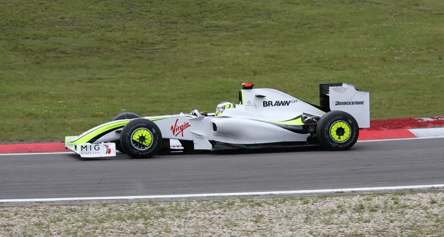 The Brawn BGP 001 card