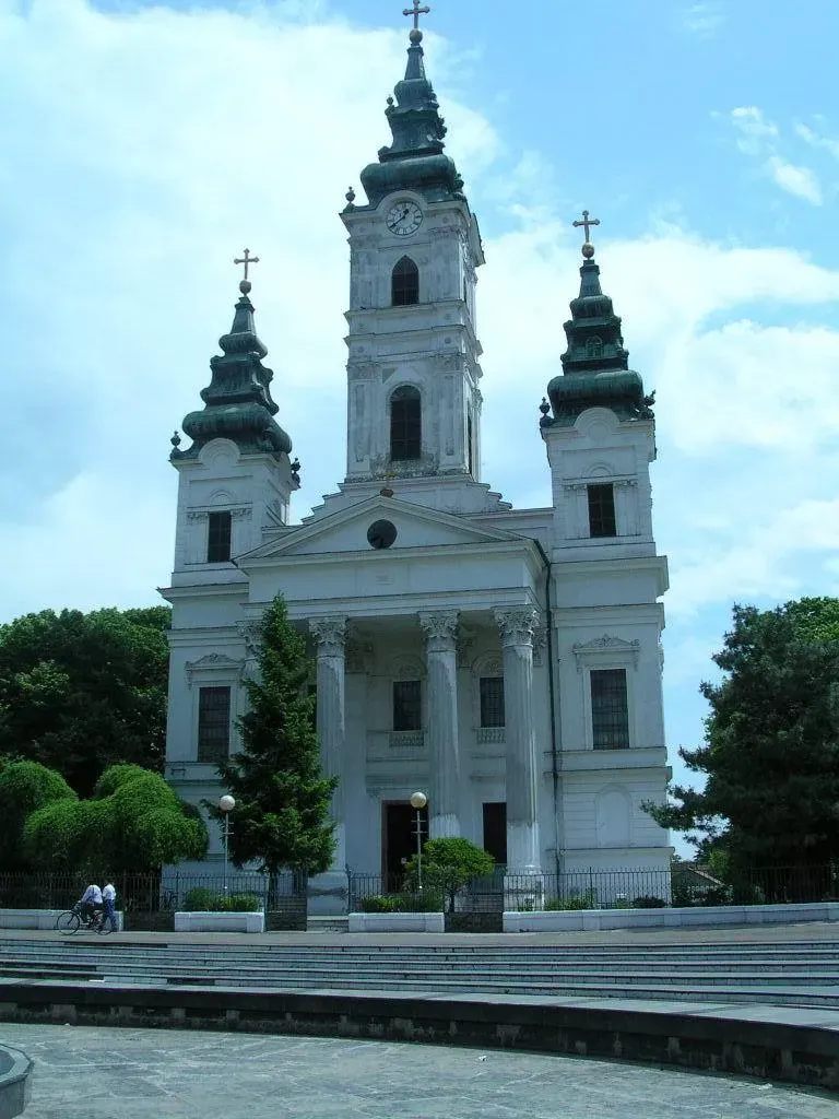 La carte Église Saint-Georges de Bečej