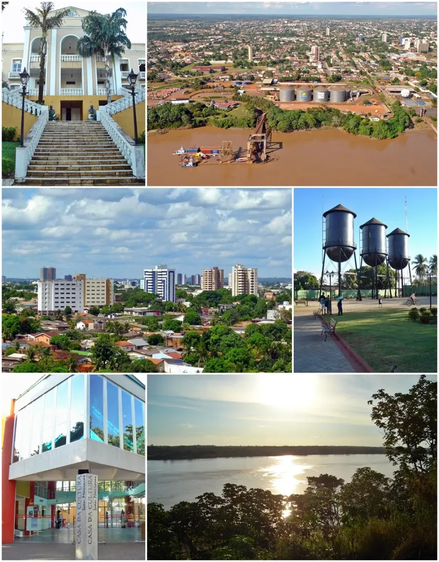 La carte Porto Velho