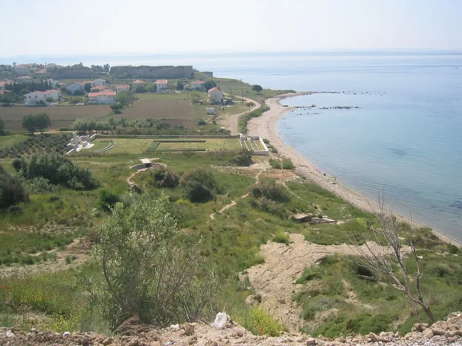 La carte Cap Helles