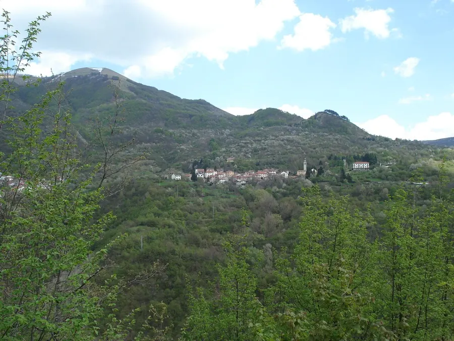 La carte Carrega Ligure