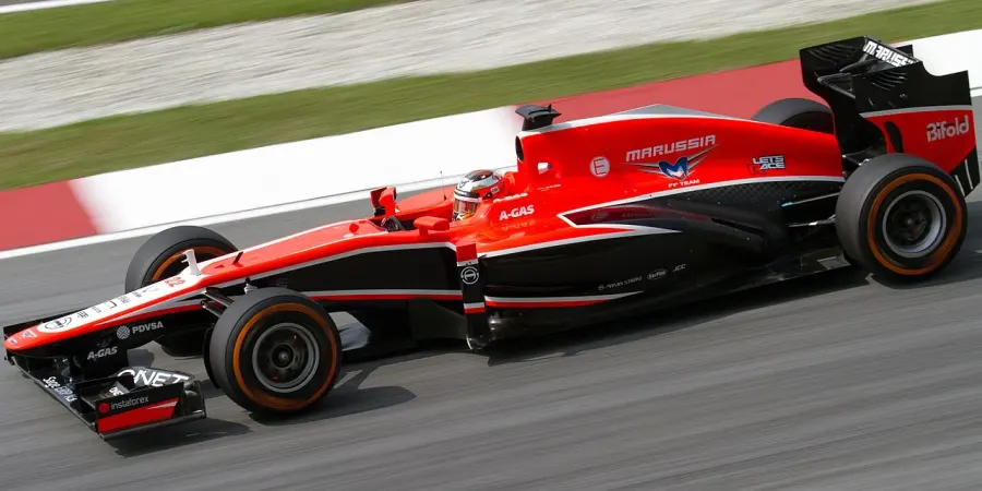 The Marussia F1 card