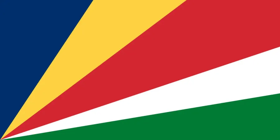 La carte Drapeau des Seychelles