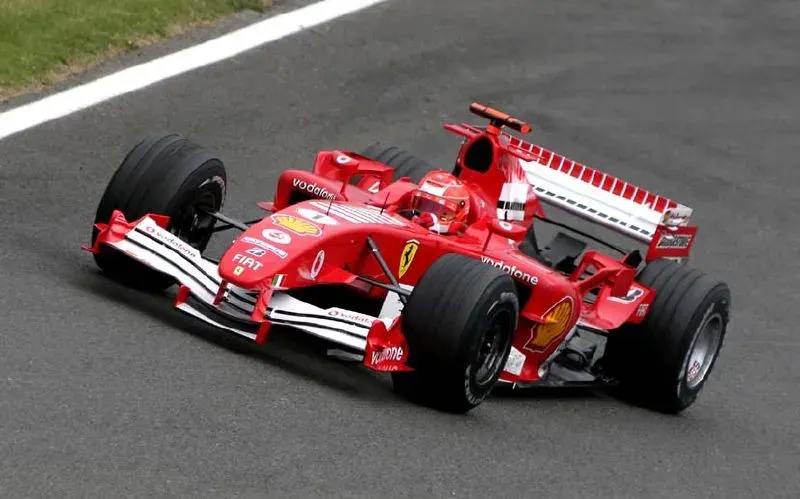 The Ferrari F2005 card