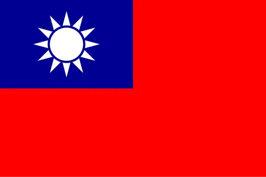 The Flag of the Republic of China card