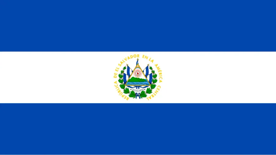 La carte Drapeau du Salvador
