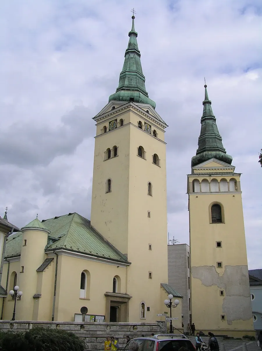 La carte Cathédrale de la Sainte-Trinité de Žilina