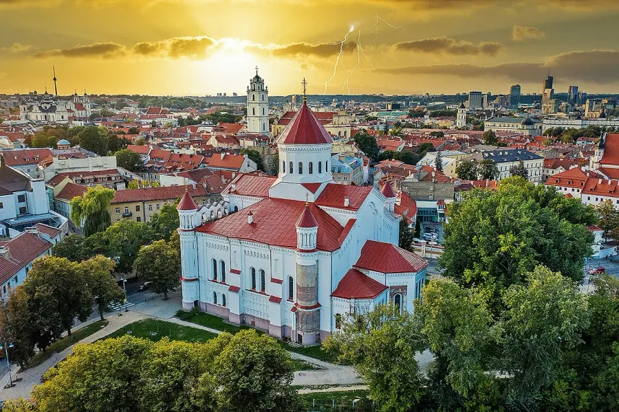 La carte Cathédrale orthodoxe de l'Assomption de Vilnius
