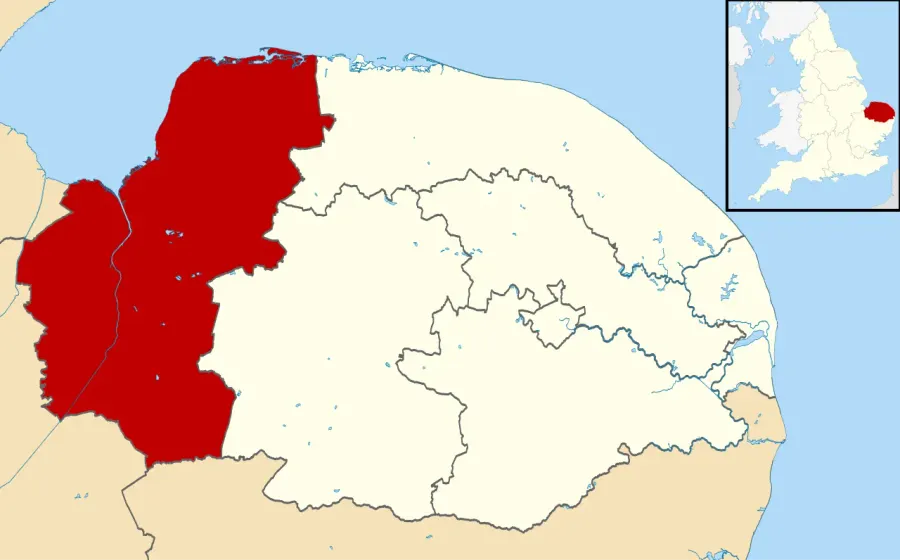 La carte King's Lynn and West Norfolk