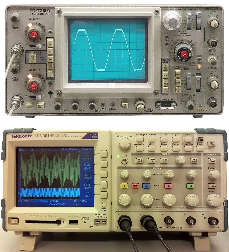 La carte Oscilloscope
