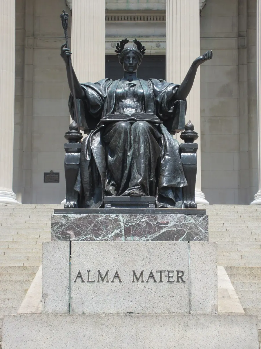 La carte Alma mater