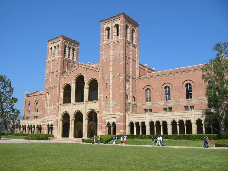 La carte Université de Californie à Los Angeles