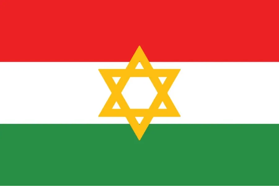 The History of the Jews in Kurdistan card