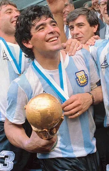 La carte Diego Maradona