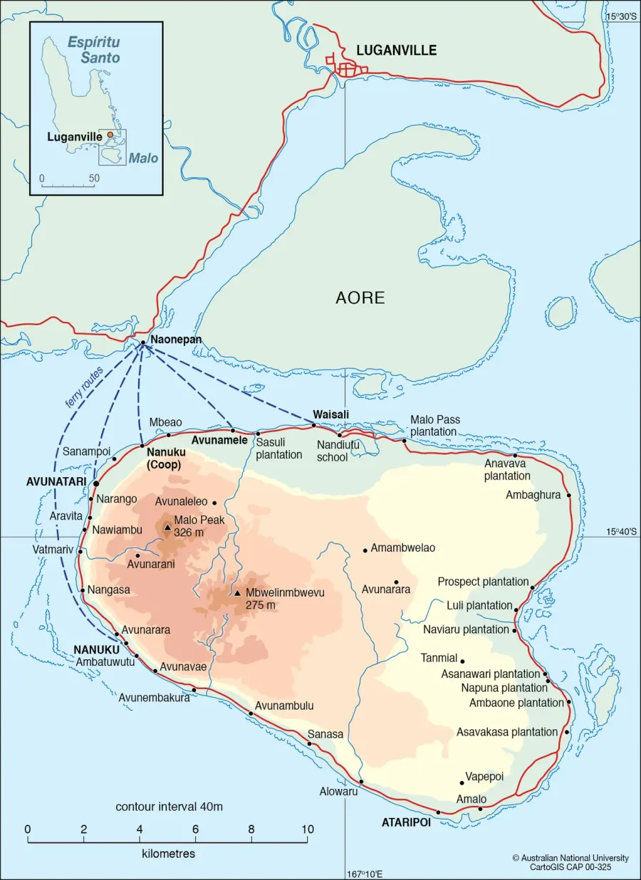 La carte Malo