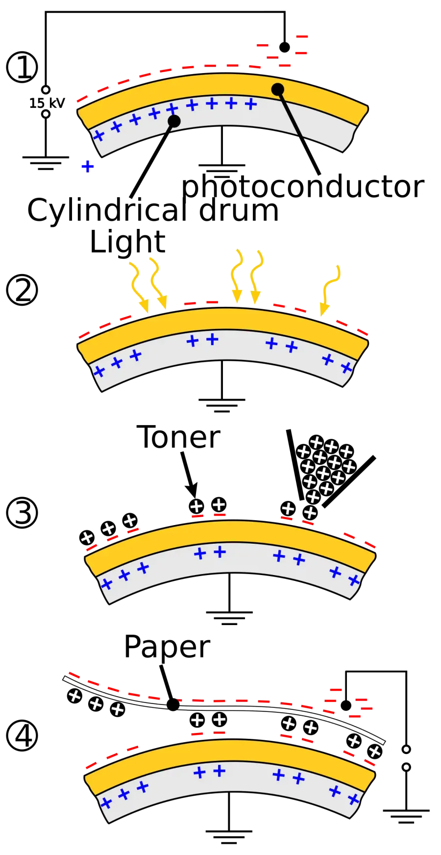 La carte Électrophotographie