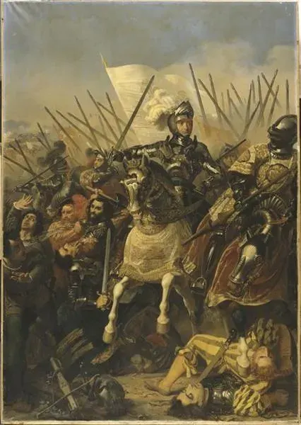 La carte Bataille d'Agnadel