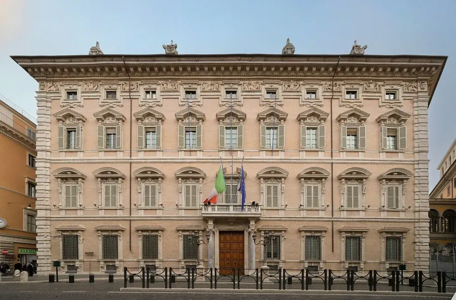 The Palazzo Madama, Rome card