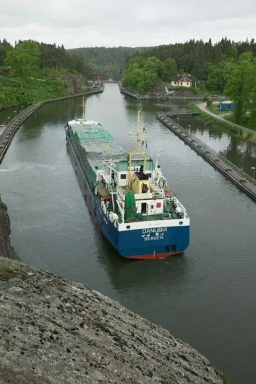 La carte Canal de Trollhättan