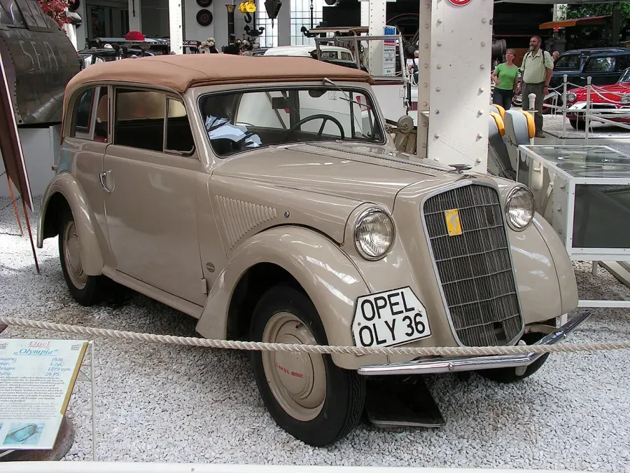 The Opel Olympia card