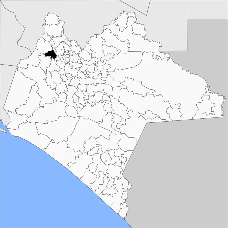 La carte Francisco León