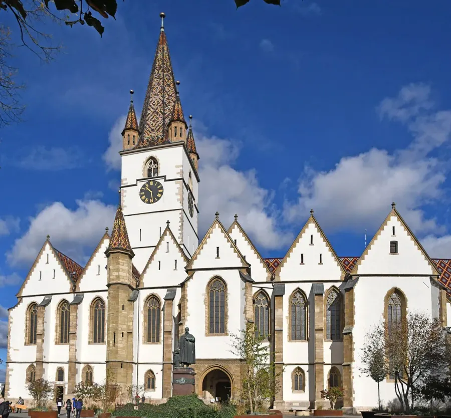 The Sibiu Lutheran Cathedral card