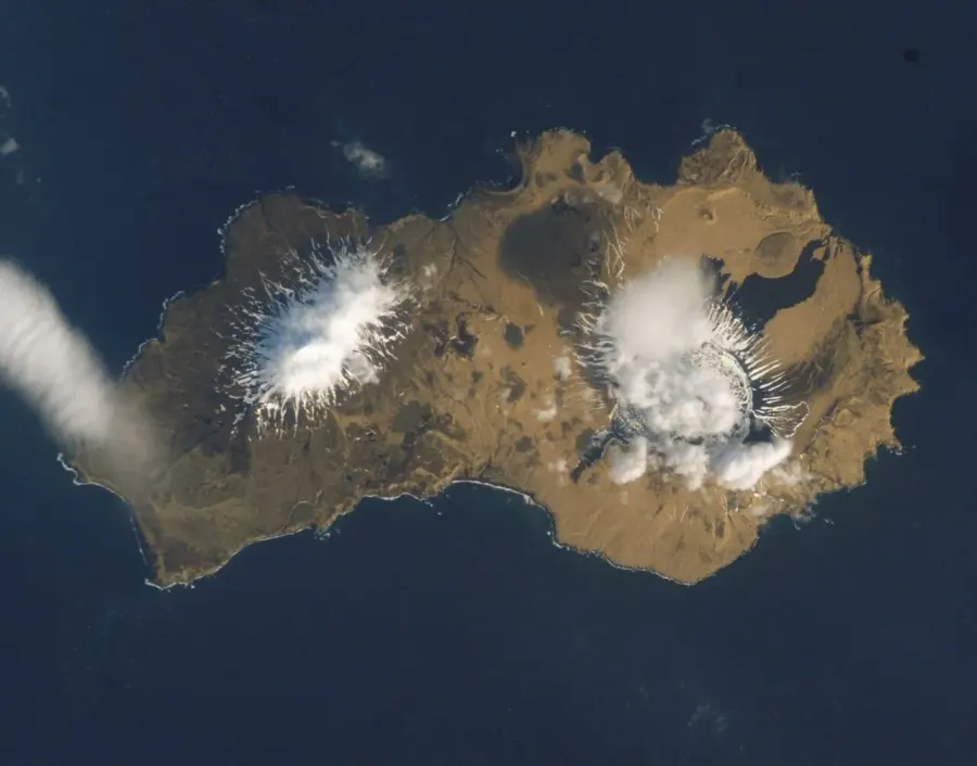 La carte Île Yunaska