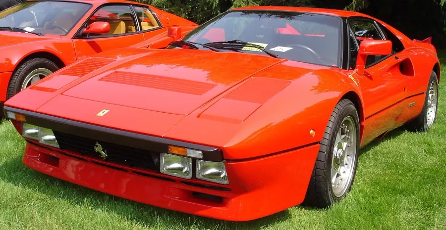The Ferrari 288 GTO card