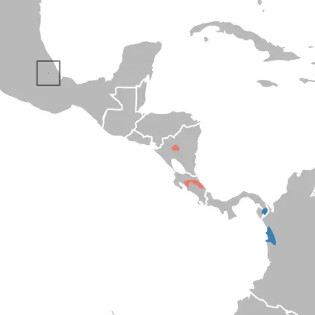 La carte Orthogeomys lanius