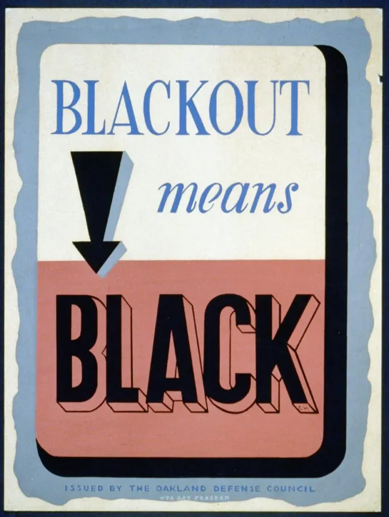 La carte Black-out