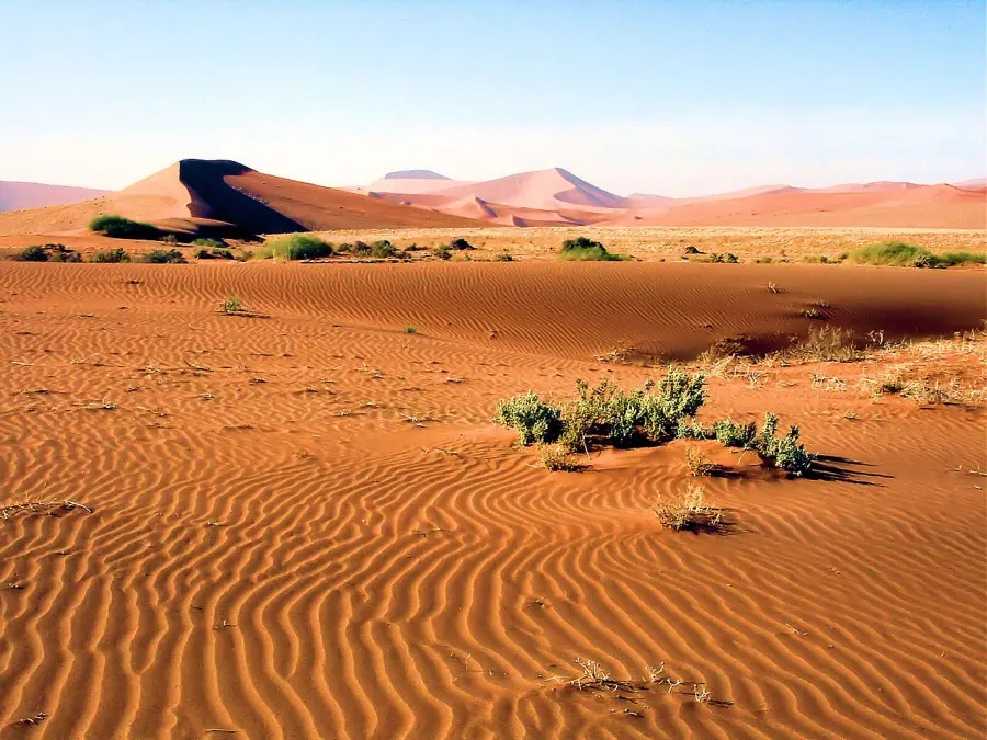 La carte Parc national de Namib-Naukluft