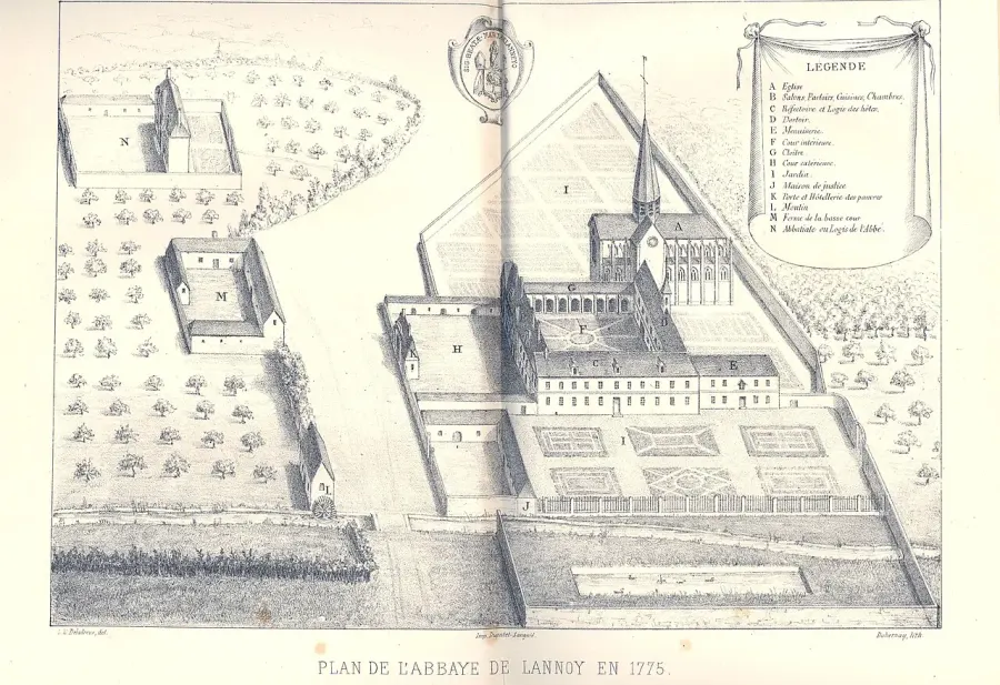 The Lannoy Abbey card