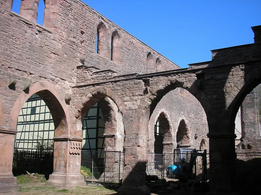 The Abbaye de Roda card