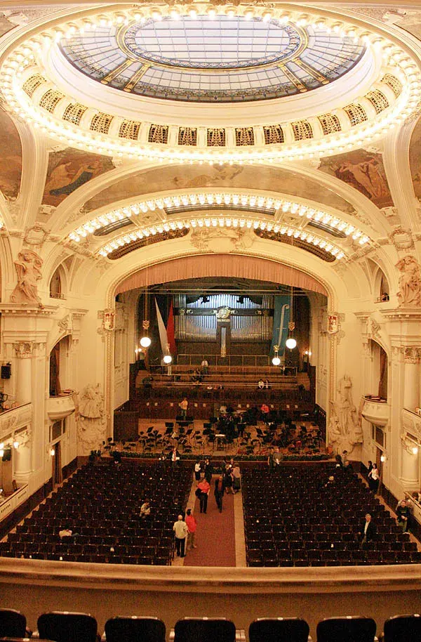 La carte Festival et concours du Printemps de Prague