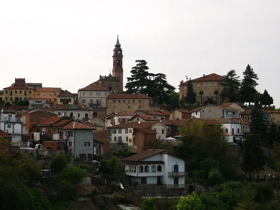 La carte Castell'Alfero