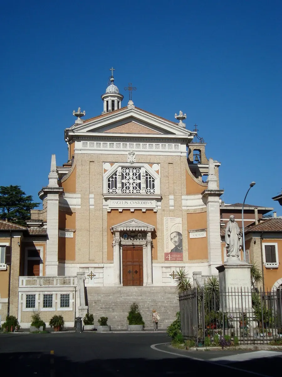 La carte Église Santi Angeli Custodi