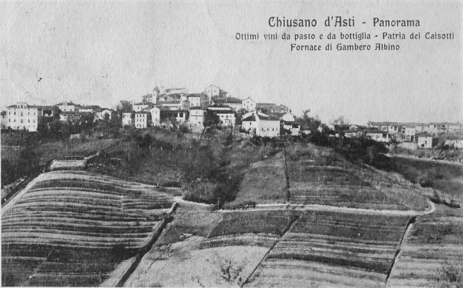 La carte Chiusano d'Asti