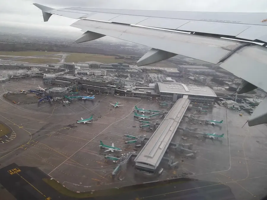 La carte Aéroport international de Dublin