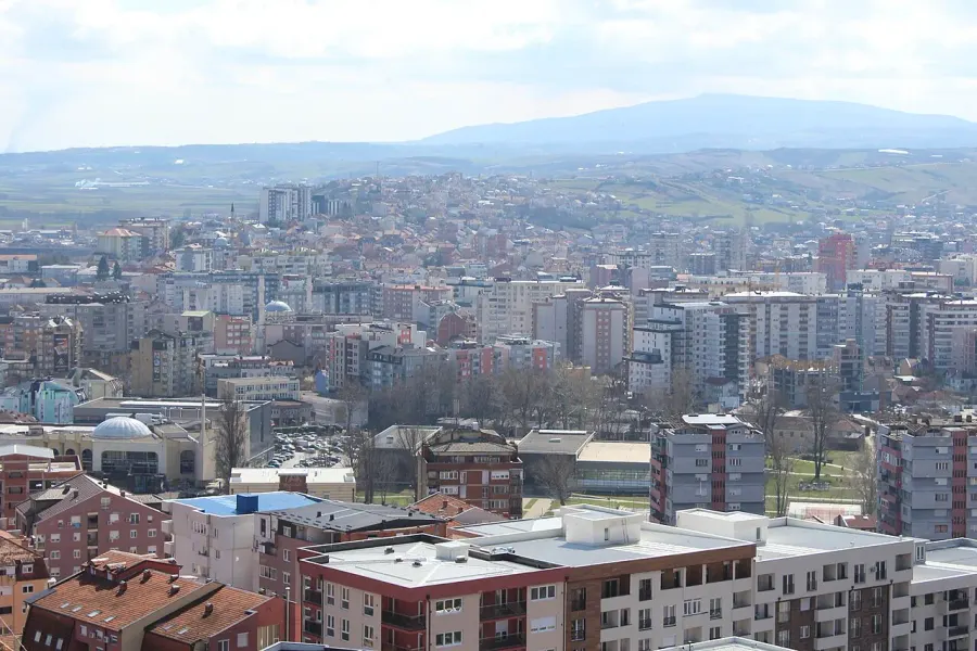 La carte Kosovska Mitrovica