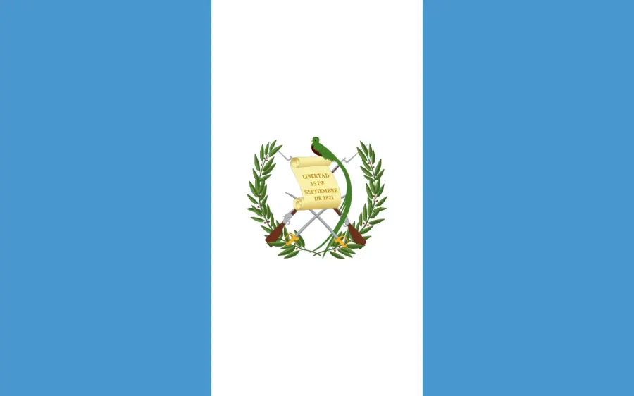The Flag of Guatemala card