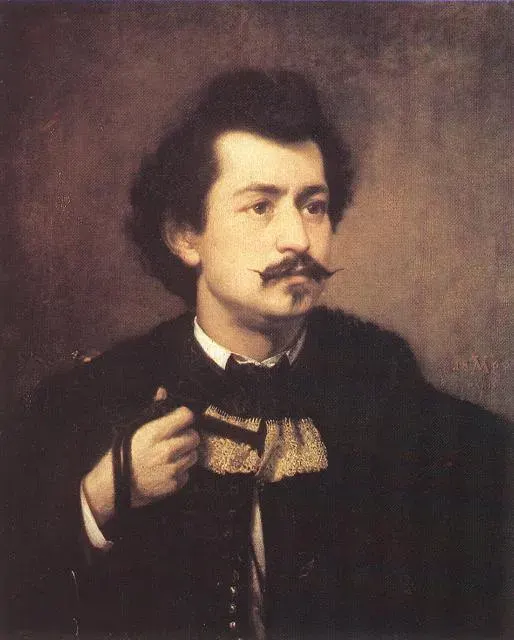 The Viktor Madarász card