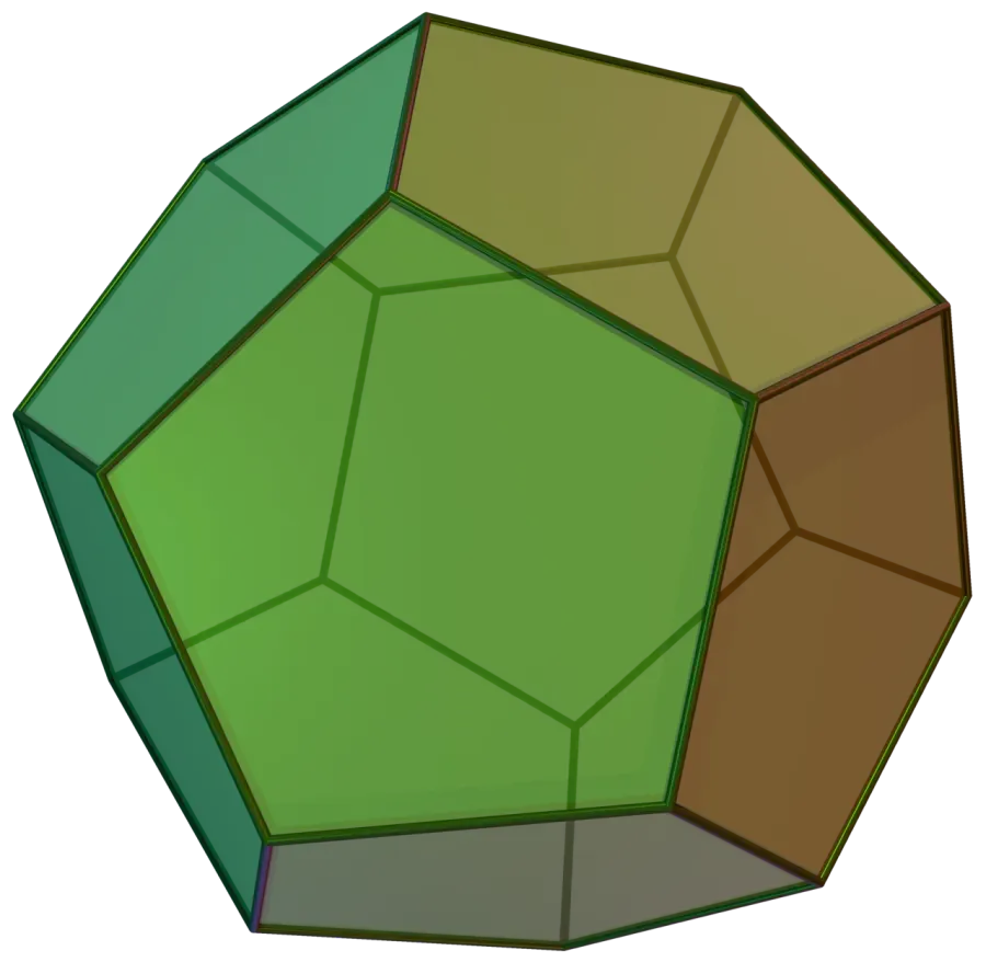 The Dodecahedron card